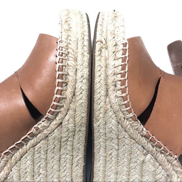 Sannibel Espadrille Platform Wedge Sandal Tan 5.5 - Picture 8 of 16